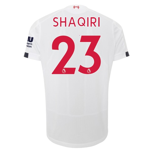 Camiseta Liverpool NO.23 Shaqiri 2ª 2019/20 Blanco